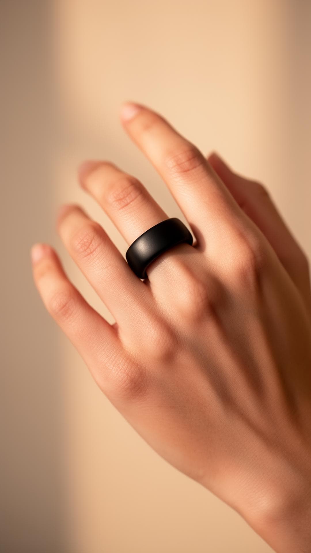 Hand wearing Ring R1